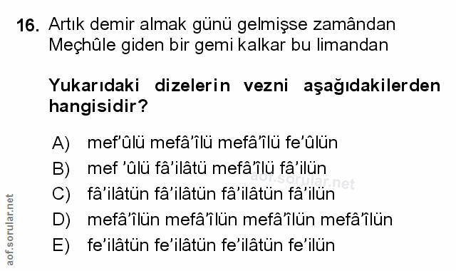 Soru 16