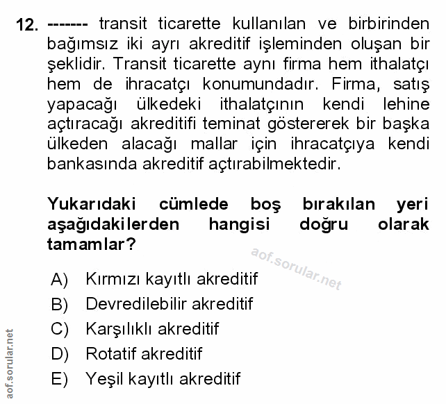 Soru 12