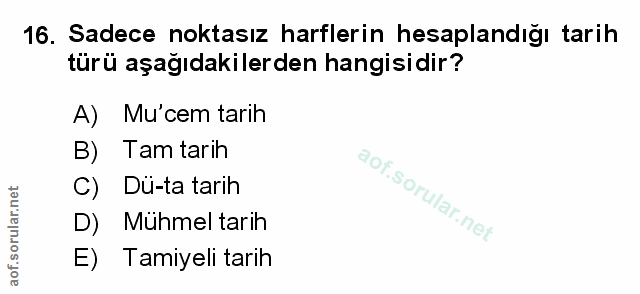 Soru 16