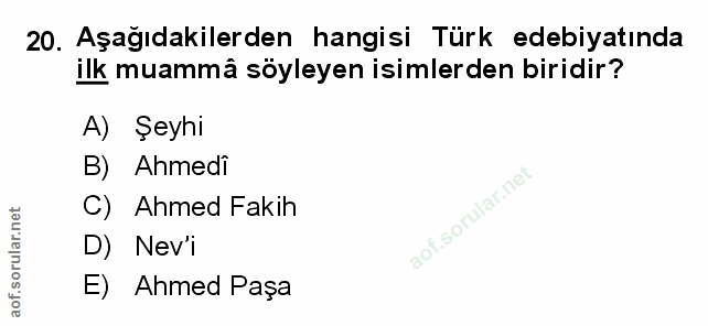 Soru 20