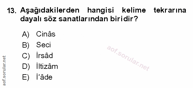 Soru 13