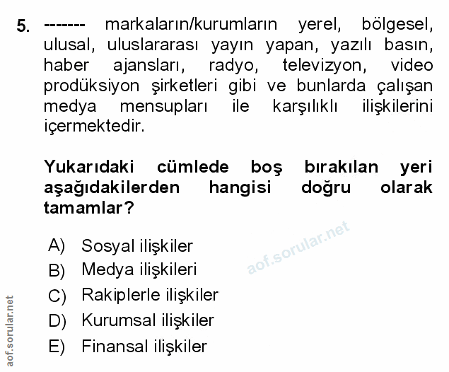Soru 5