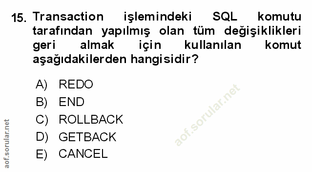 Soru 15
