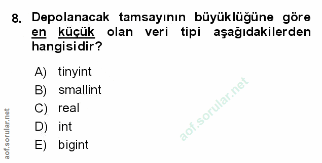 Soru 8