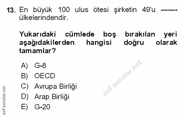 Soru 13