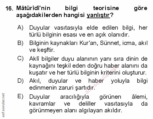 Soru 16