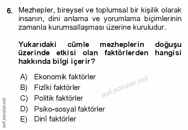 Soru 6