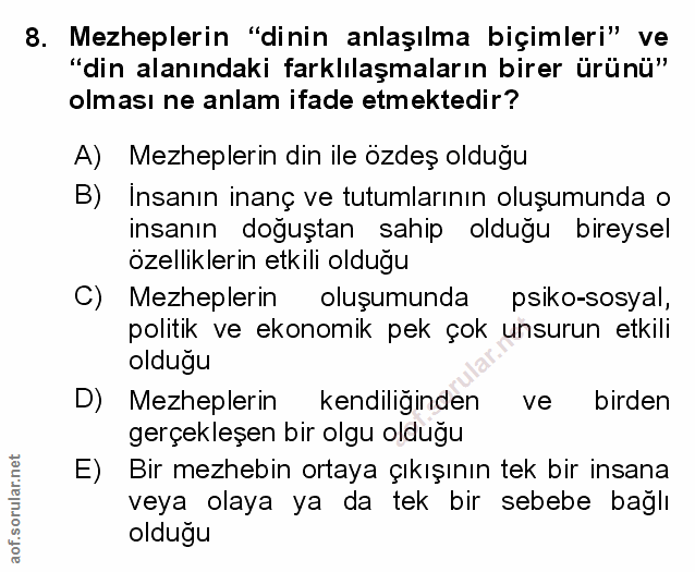 Soru 8