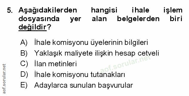 Soru 5
