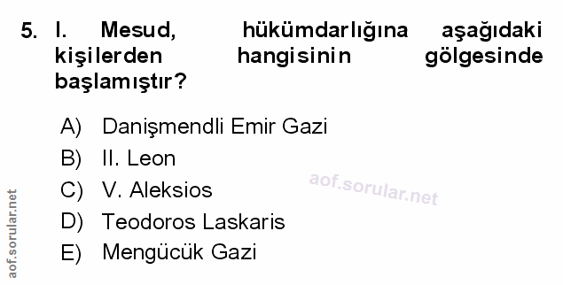Soru 5