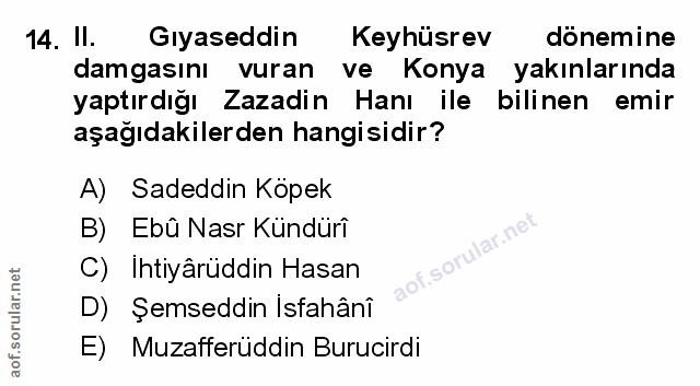 Soru 14