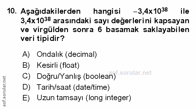 Soru 10