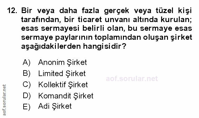 Soru 12