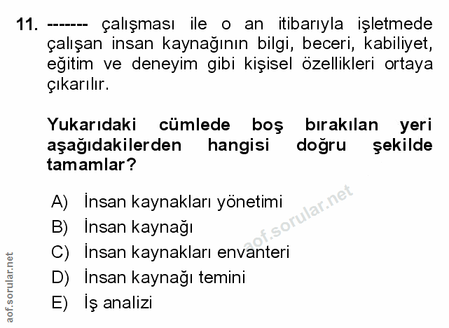 Soru 11
