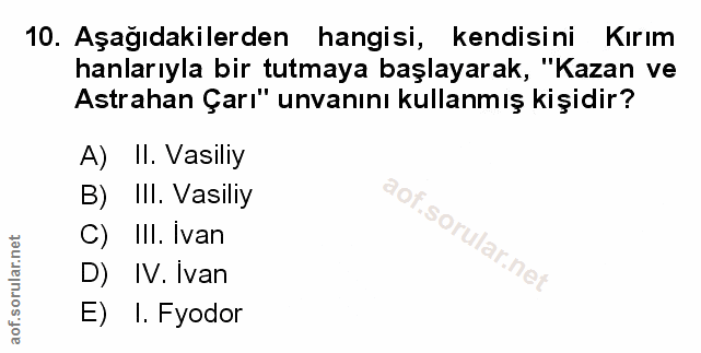 Soru 10