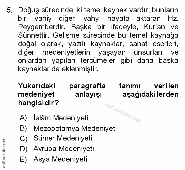 Soru 5