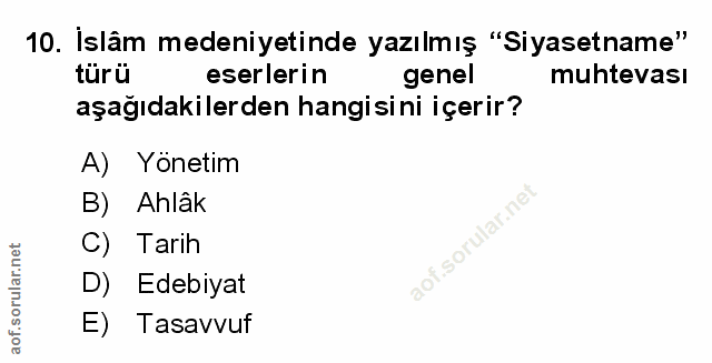 Soru 10
