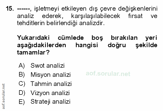 Soru 15