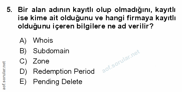Soru 5