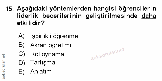 Soru 15