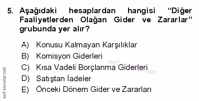 Soru 5