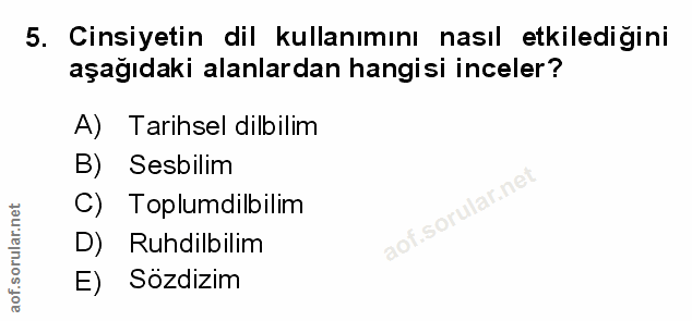 Soru 5