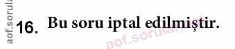 Soru 16