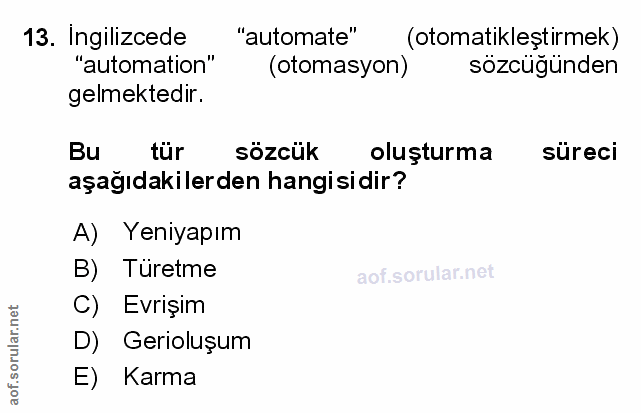 Soru 13