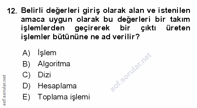 Soru 12