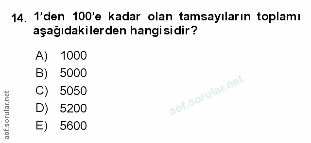 Soru 14