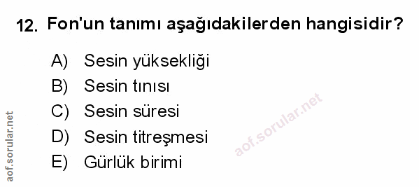 Soru 12