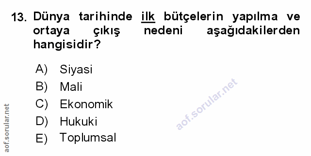 Soru 13