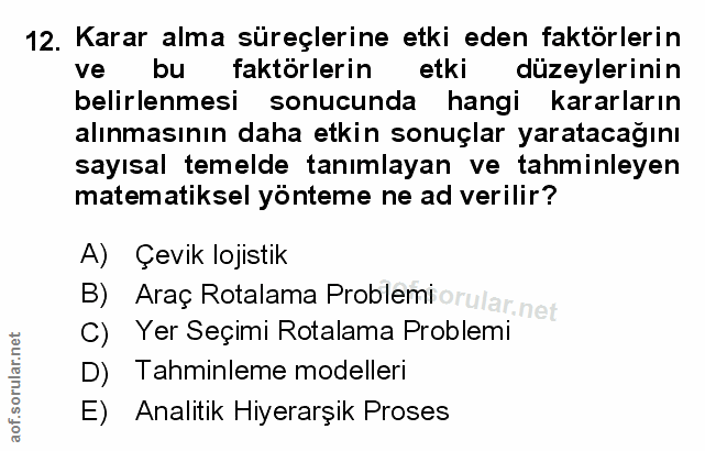Soru 12