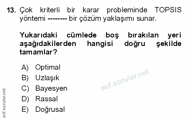 Soru 13