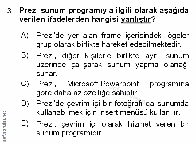 Soru 3