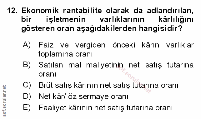Soru 12