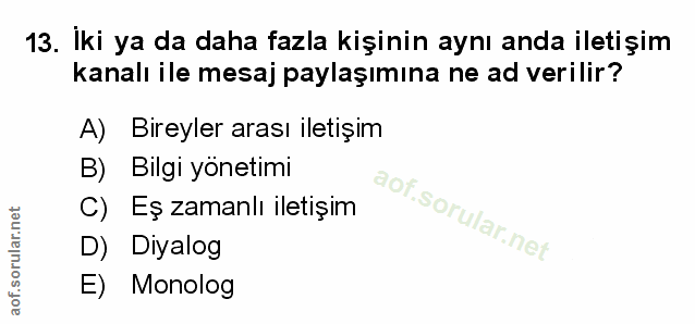 Soru 13