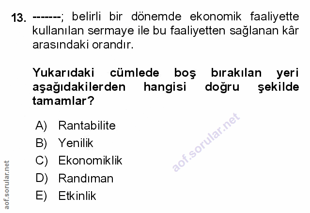 Soru 13