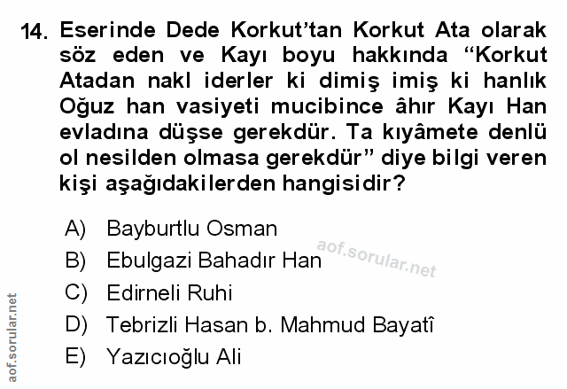Soru 14