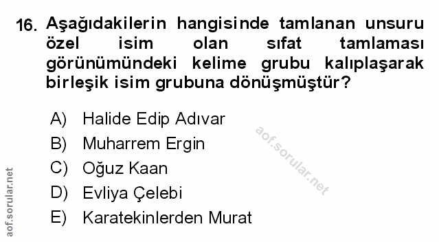 Soru 16