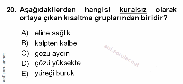 Soru 20