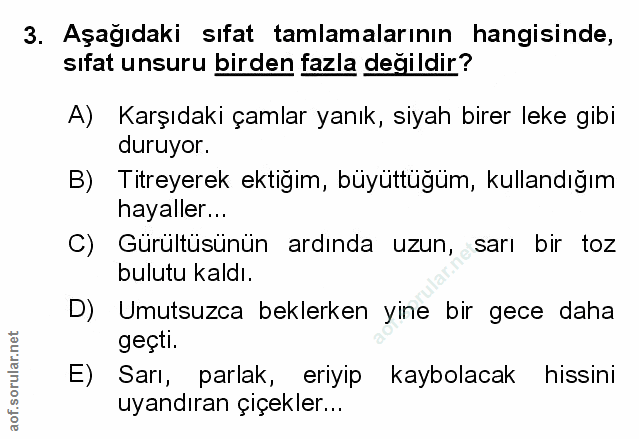 Soru 3