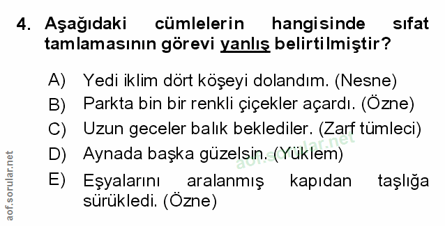 Soru 4