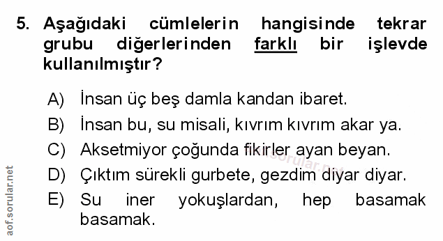 Soru 5
