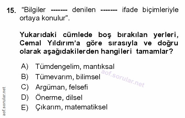 Soru 15