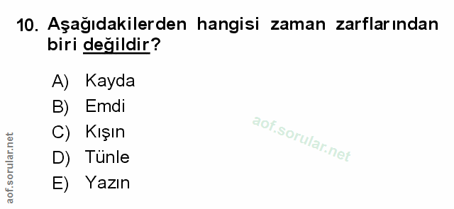 Soru 10