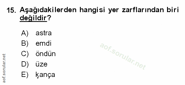 Soru 15