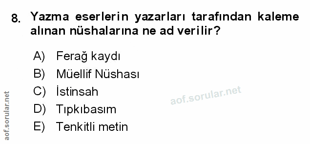 Soru 8