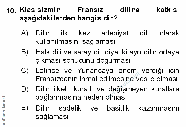 Soru 10