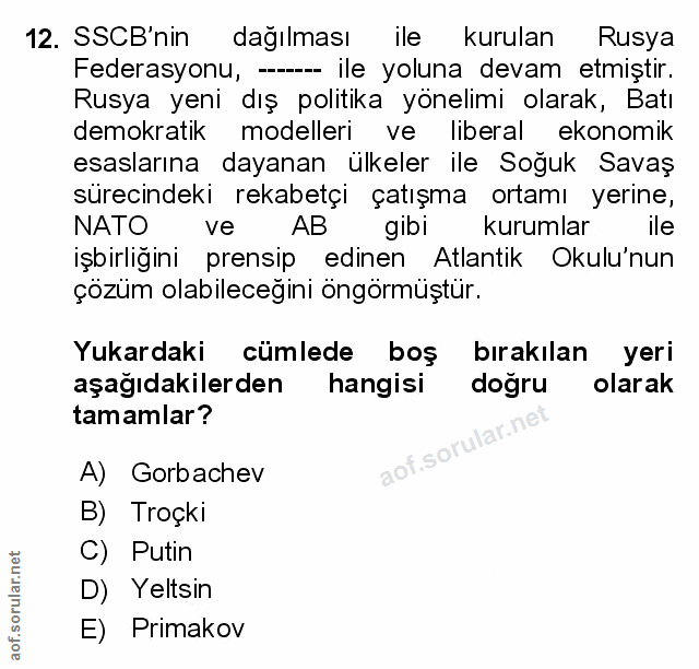 Soru 12